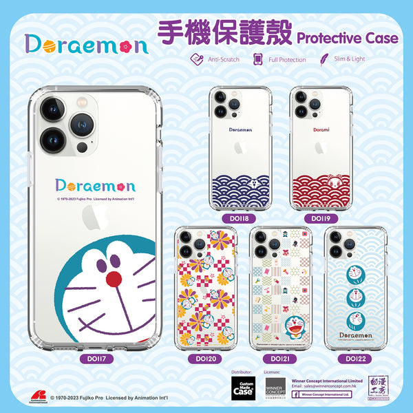 Doraemon Clear Case / iPhone Case / Android Case / Samsung Case 多啦A夢 正版授權 全包邊氣囊防撞手機殼 (DO117)
