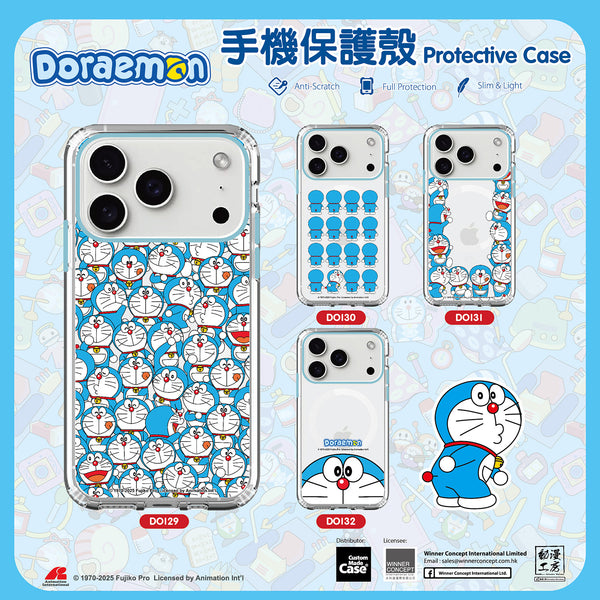 Doraemon Clear Case / iPhone Case / Android Case / Samsung Case 多啦A夢 正版授權 全包邊氣囊防撞手機殼 (DO129)