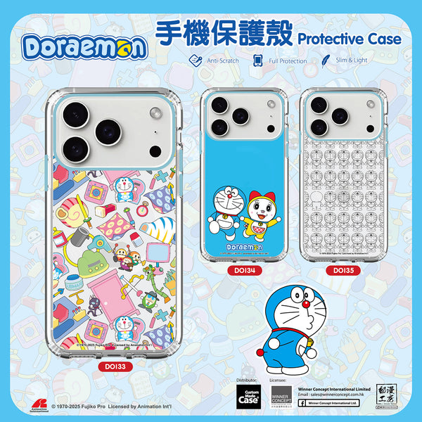 Doraemon Clear Case / iPhone Case / Android Case / Samsung Case 多啦A夢 正版授權 全包邊氣囊防撞手機殼 (DO131)