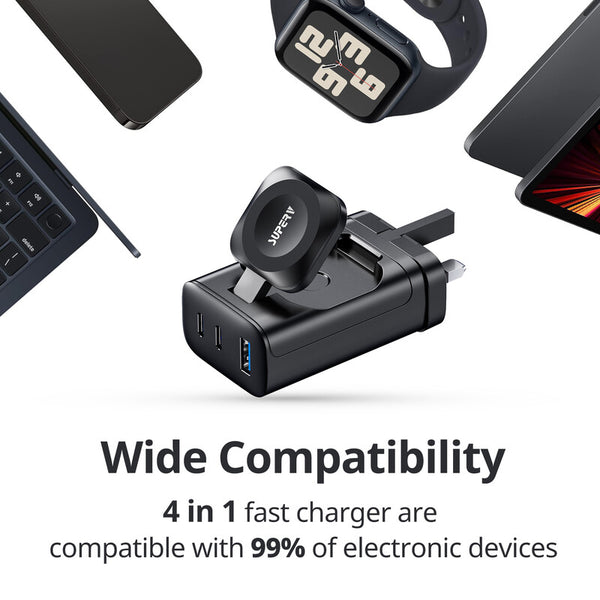 【門市發售】SuperV 4in1 43W PD&QC快充火牛（G43）