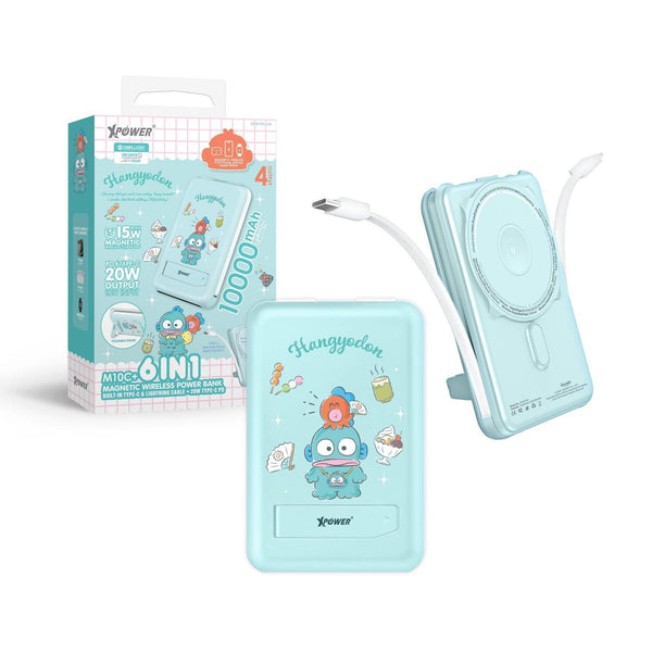 【門市發售】Xpower Hangyodon水怪 10000mAh 6合1磁吸無線 外置充電器 M10C+（只限香港發售，不設平郵）