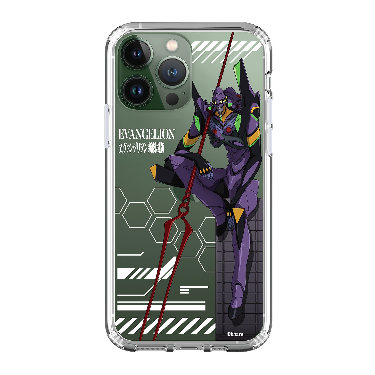 Evangelion Clear Case / iPhone Case / Android Case / Samsung Case  新世紀福音戰士 正版授權 全包邊氣囊防撞手機殼 (EVA-13)