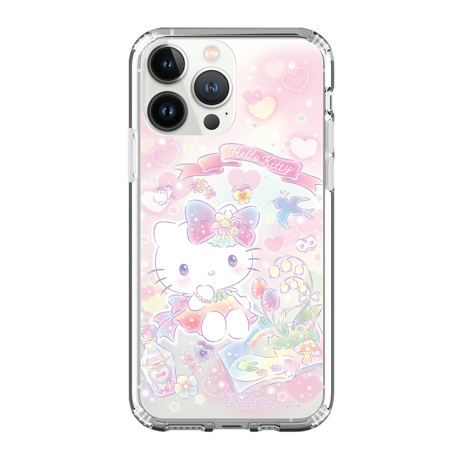 Hello Kitty Clear Case / iPhone Case / Android Case / Samsung Case 正版授權 全包邊氣囊防撞手機殼 (KT161)