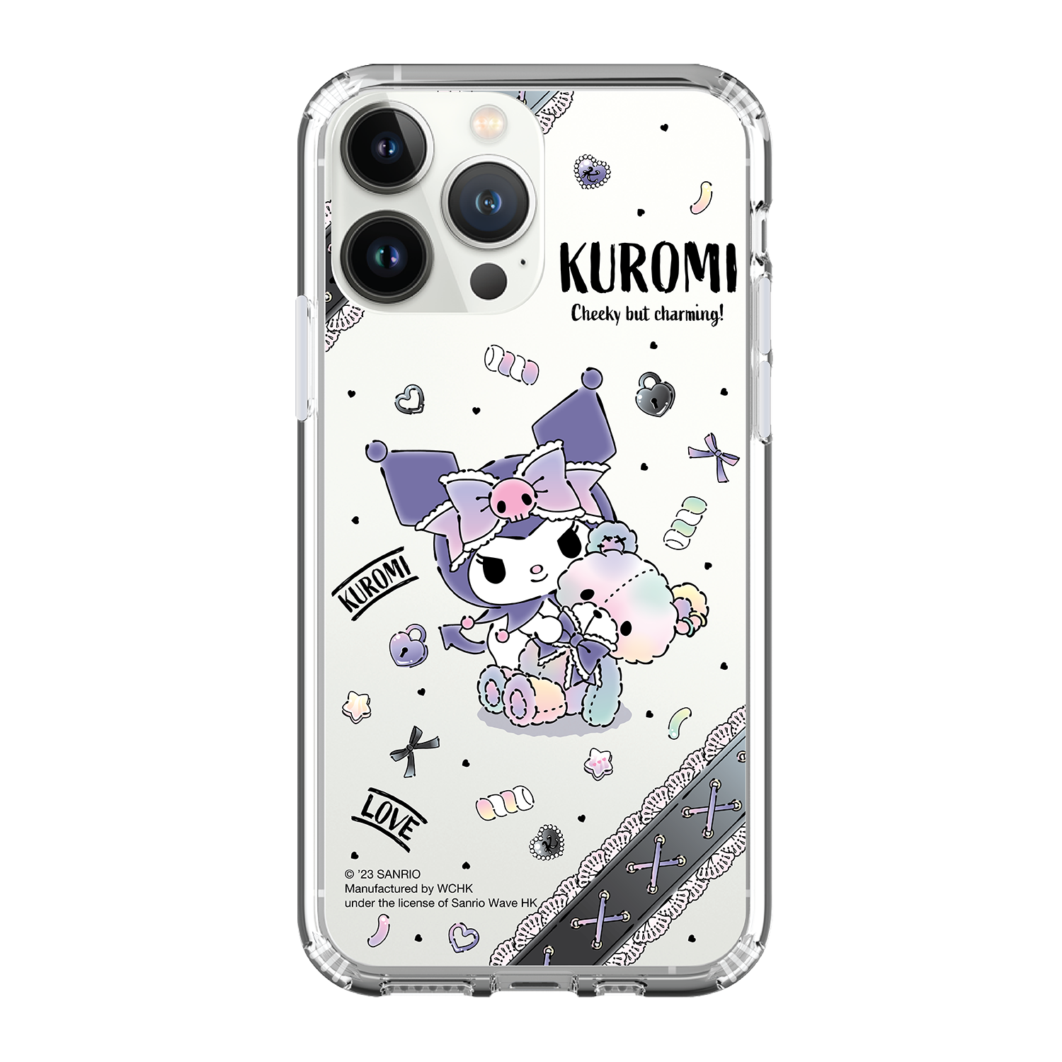 Kuromi Clear Case / iPhone Case / Android Case / Samsung Case 防撞透明手機殼 (KU105)