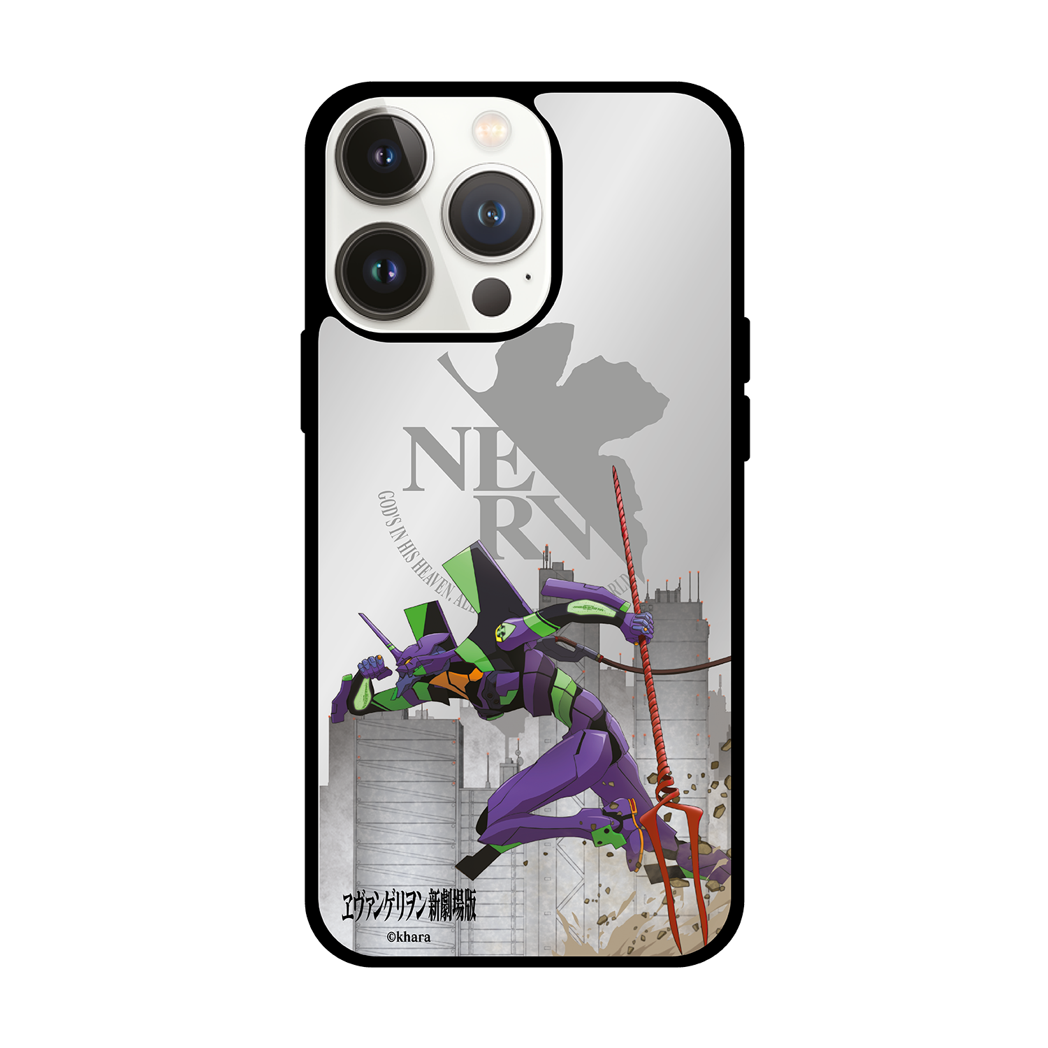 Evangelion 新世紀福音戰士 iPhone Mirror Case / Samsung Mirror Case (M-EVA-01(spear))