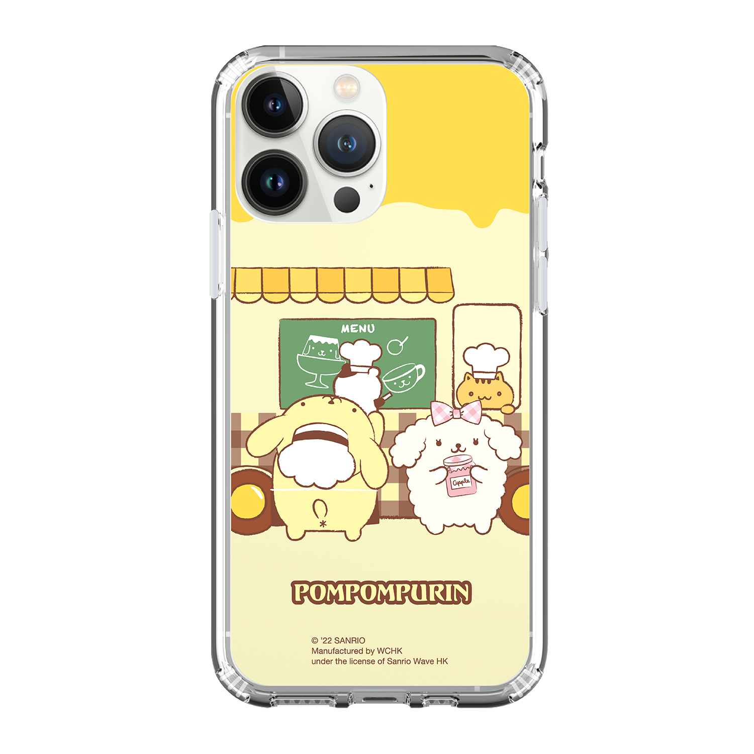 Pom Pom Purin Clear Case / iPhone Case / Android Case / Samsung Case 防撞透明手機殼 (PN110)