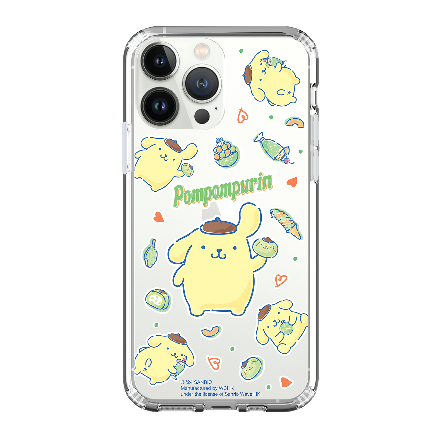 Pom Pom Purin Clear Case / iPhone Case / Android Case / Samsung Case 防撞透明手機殼 (PN111)