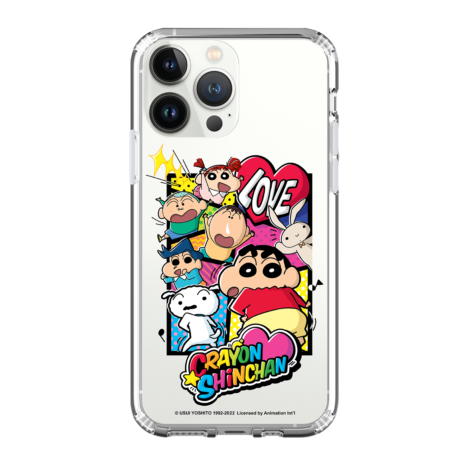 Crayon Shin-chan Clear Case / iPhone Case / Android Case / Samsung Case 蠟筆小新 正版授權 全包邊氣囊防撞手機殼 (SC264)