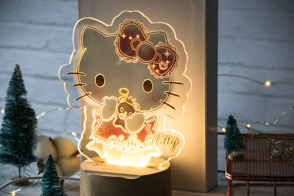 Hello Kitty Acrylic LED Lamp (KT81L)