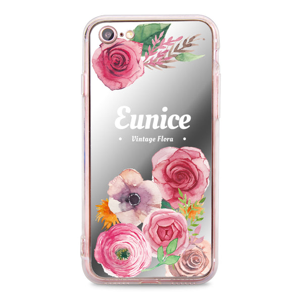 Custom - Floral Mirror Jelly Case (JC501)