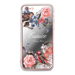 Custom - Floral Mirror Jelly Case (JC504)