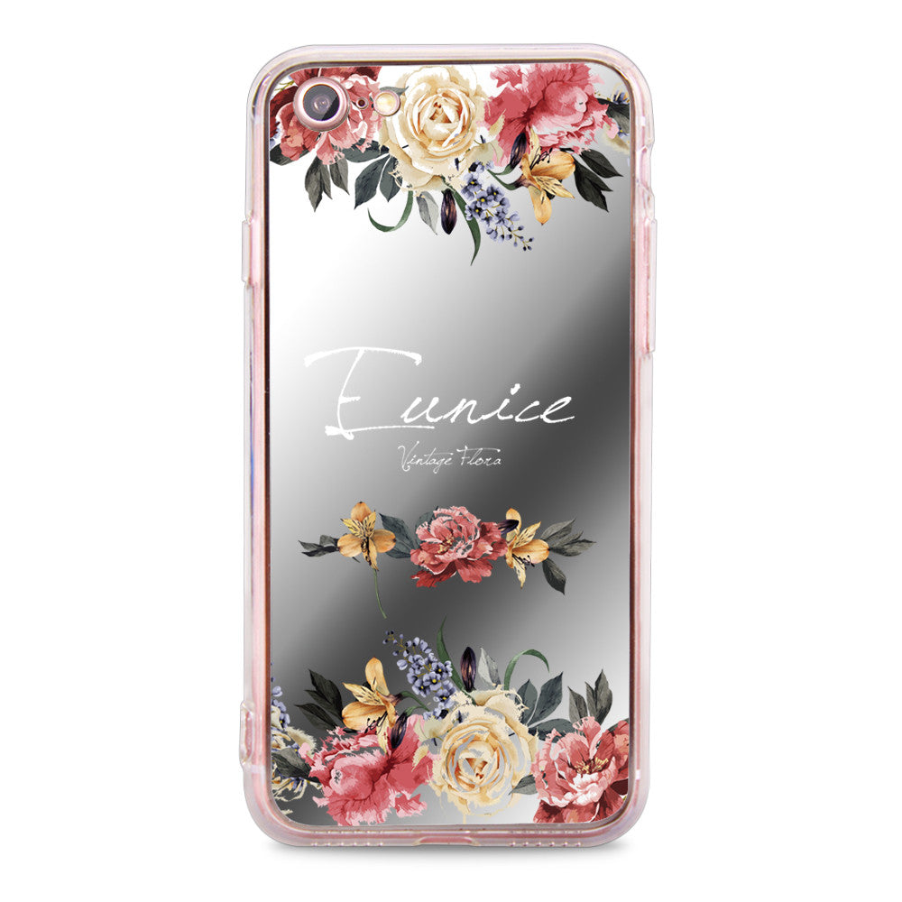 Custom - Floral Mirror Jelly Case (JC505)