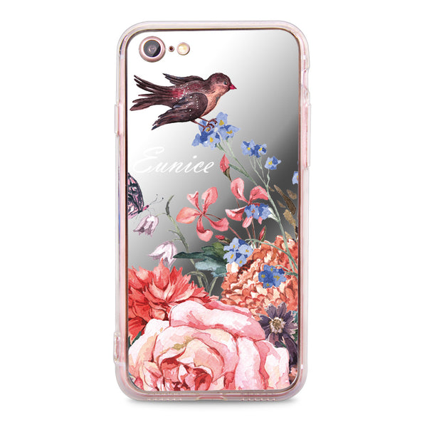 Custom - Floral Mirror Jelly Case (JC507)