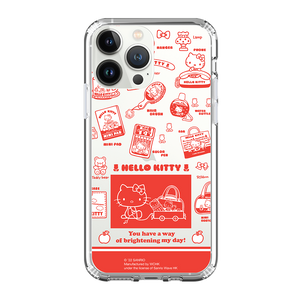 Hello Kitty Clear Case / iPhone Case / Android Case / Samsung Case 正版授權 全包邊氣囊防撞手機殼 (KT159)