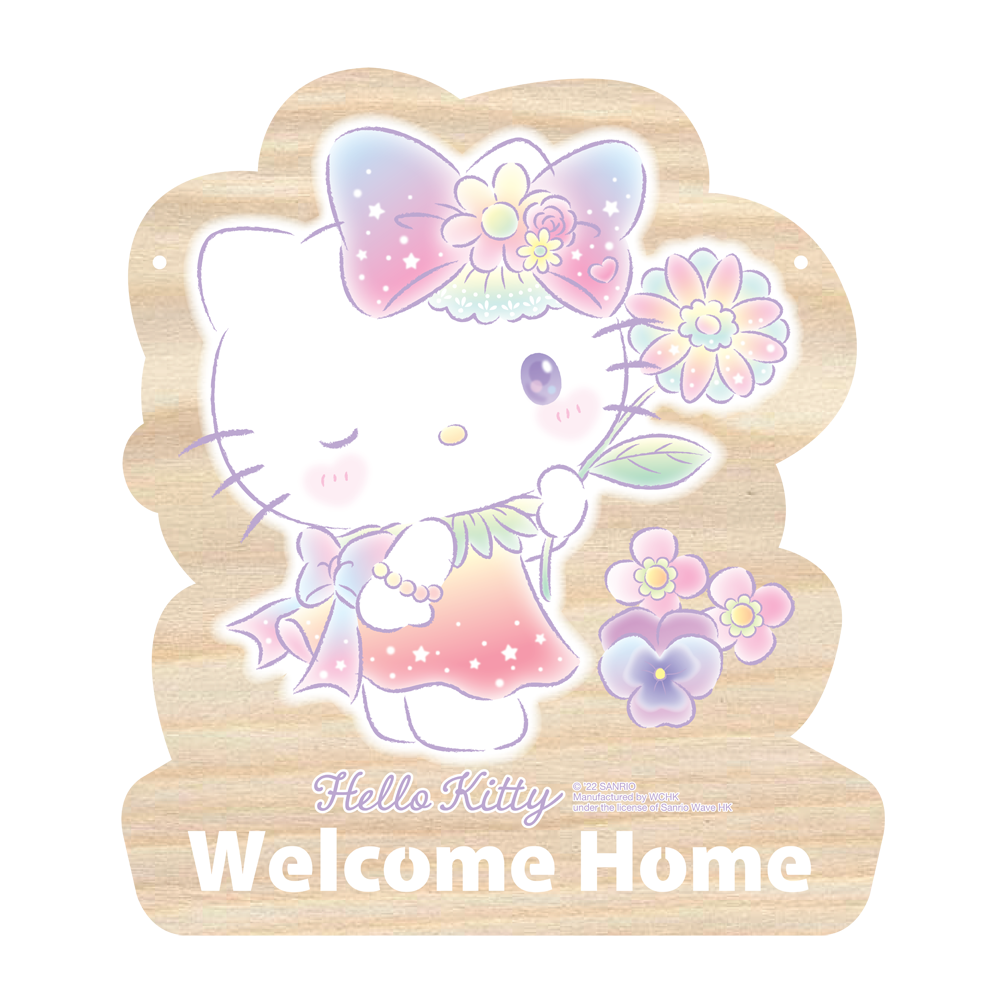 Hello Kitty Wooden Signage (KT85s)