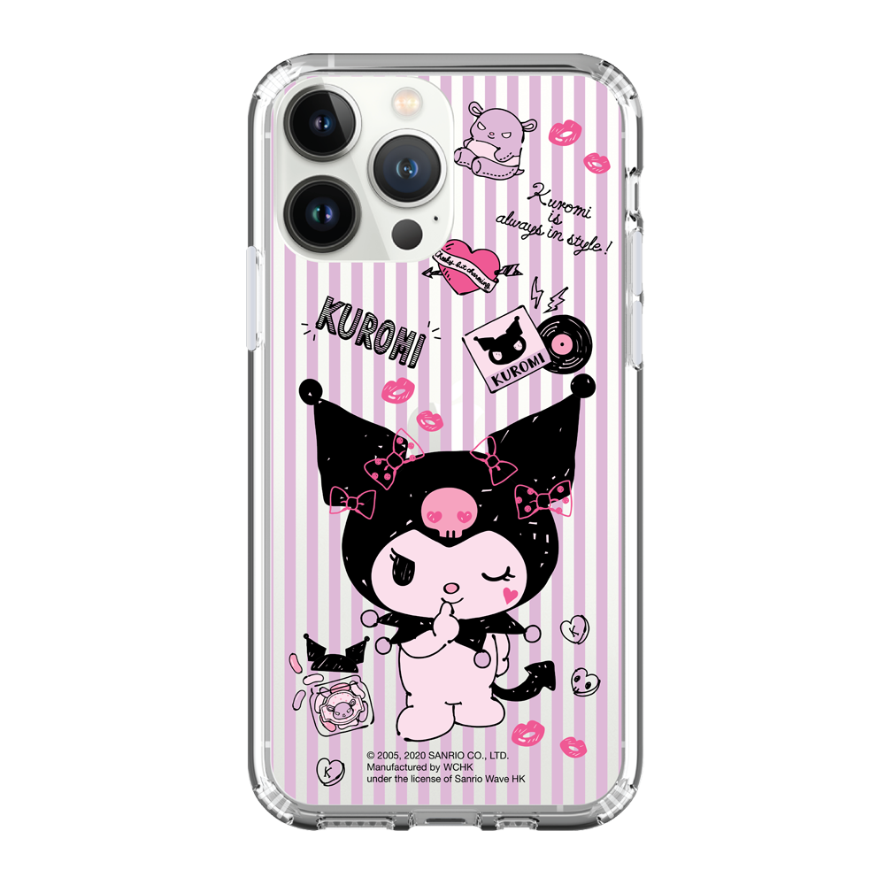 Kuromi Clear Case / iPhone Case / Android Case / Samsung Case 防撞透明手機殼 (KU100)