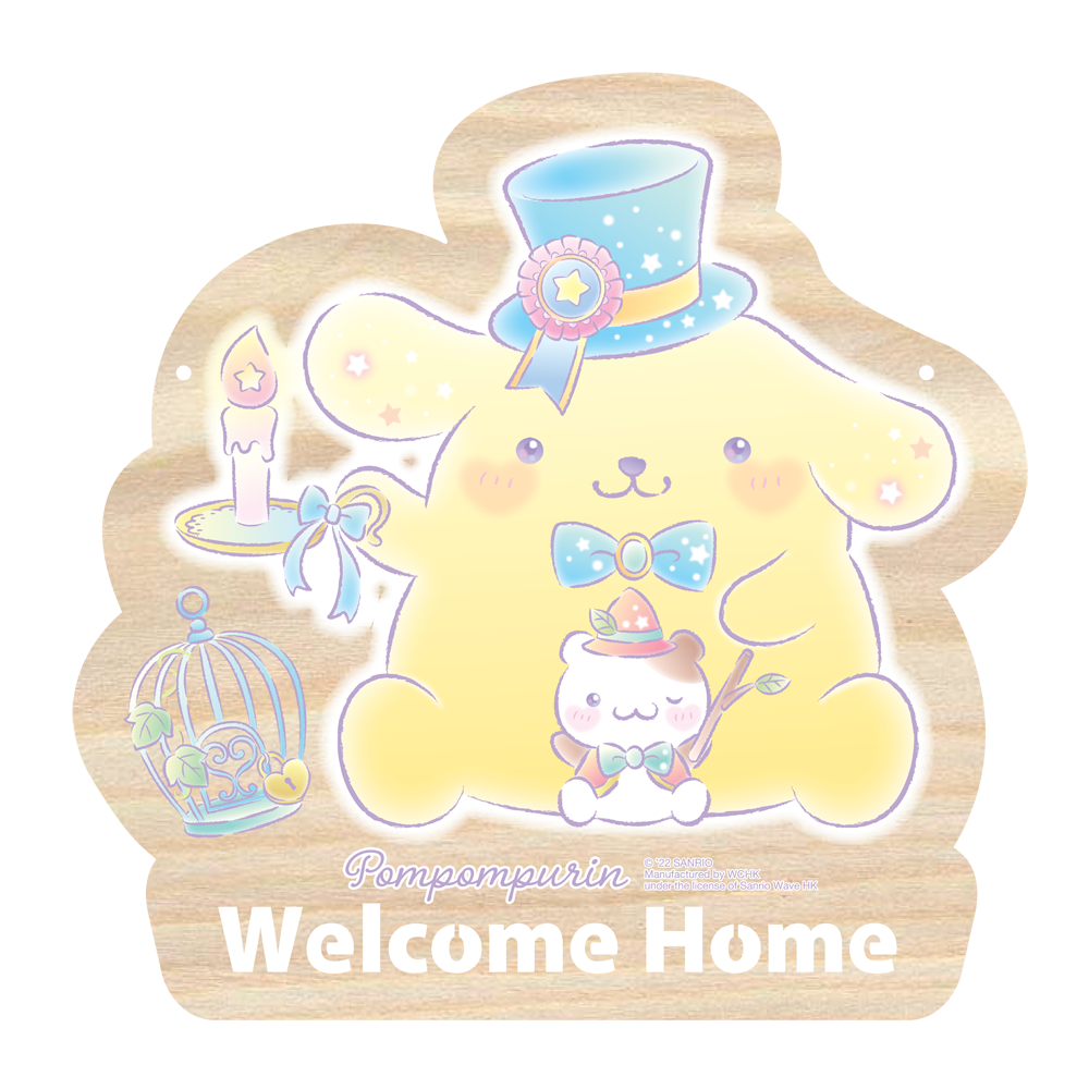 Pom Pom Purin Wooden Signage (PN82s)