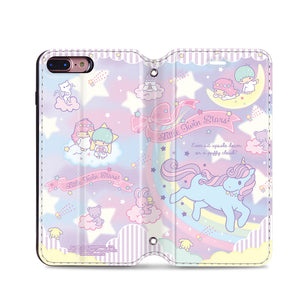 Little Twin Stars Leather Flip Case (TSCM16)