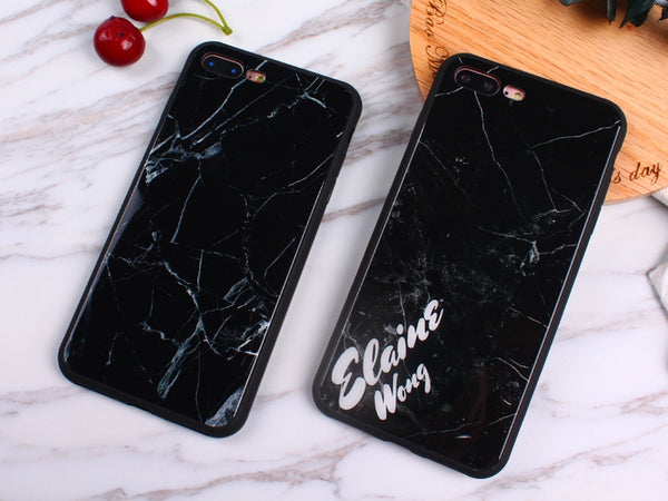 Glossy Graphic Glass Case - Colour Marble (CMC983)